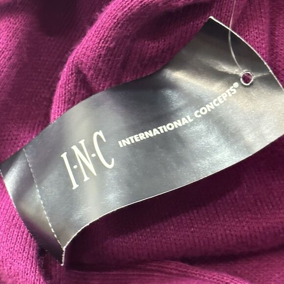 INC International Concepts Small Turtleneck Sweater Balloon Sleeves Stretch New - Picture 6 of 11